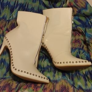 White booties